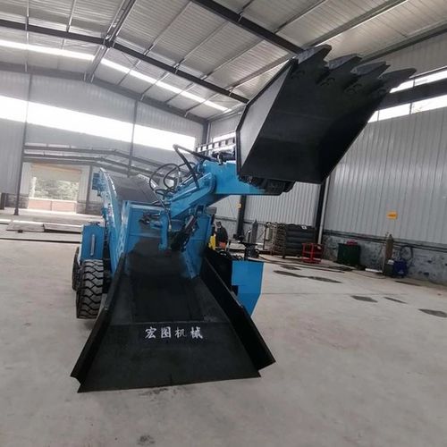 【銅礦開采扒挖機扒渣裝載機膠輪式電動扒渣機宏圖廠家生產(chǎn)直銷】- 