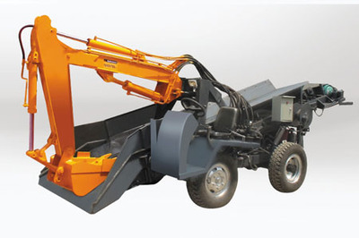 四驅液壓先導扒渣機 洛陽一拖工程機械的礦業裝卸解決方案